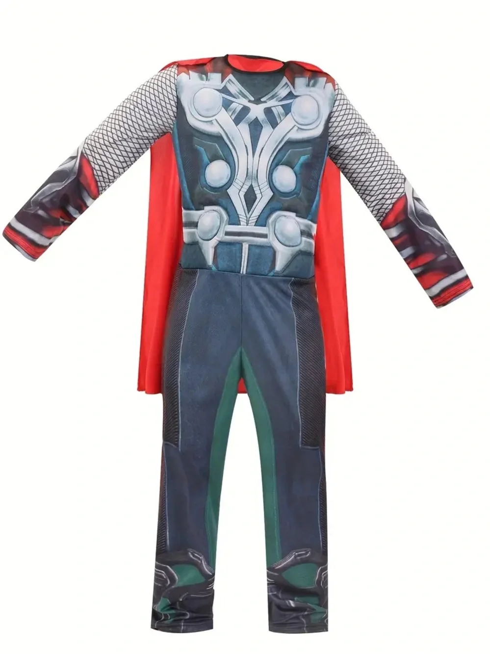 Kids Super Hero Thor Cosplay Costume Boys Muscle Costume Halloween Dress Up Play